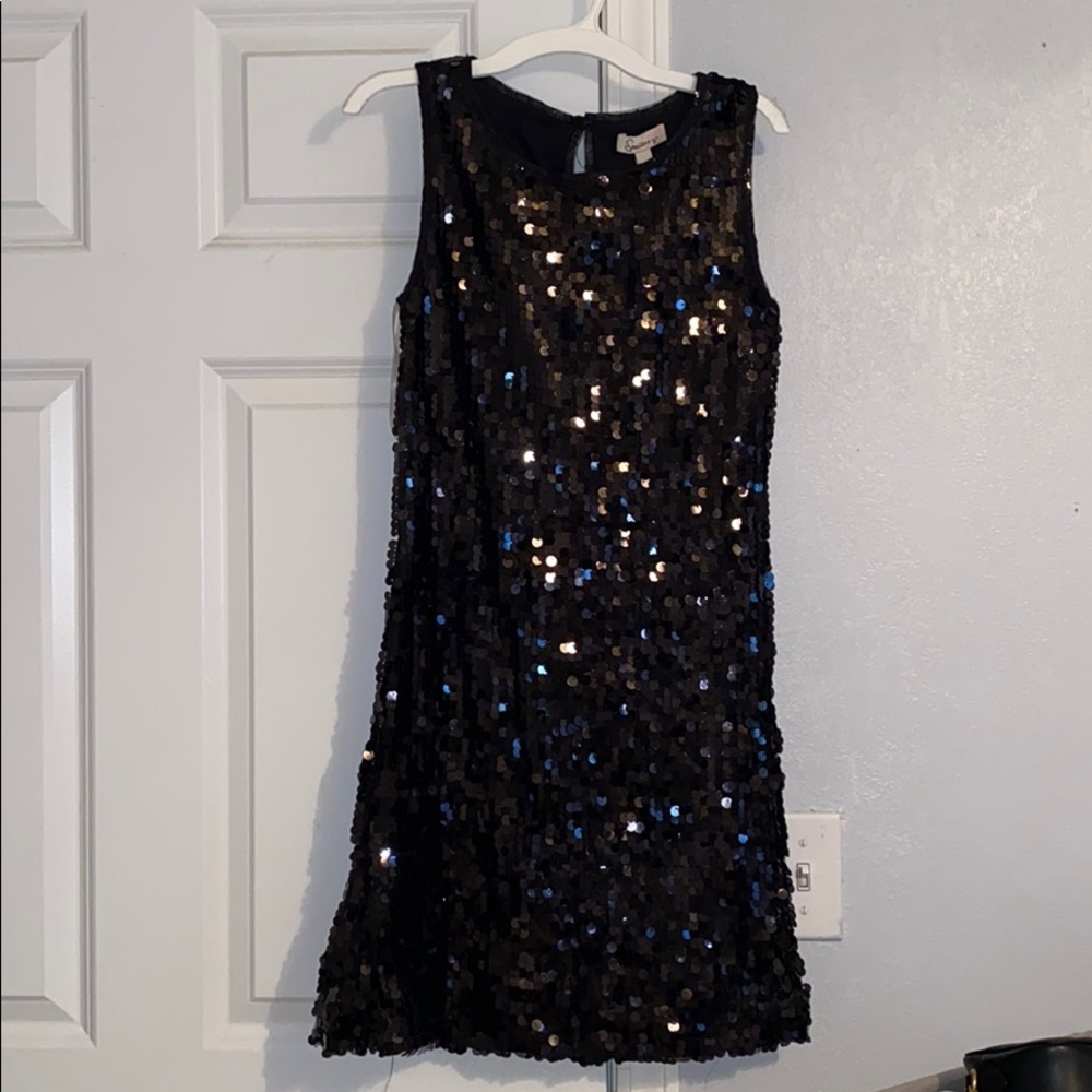 sequin black dress *NEW WITH TAGS*